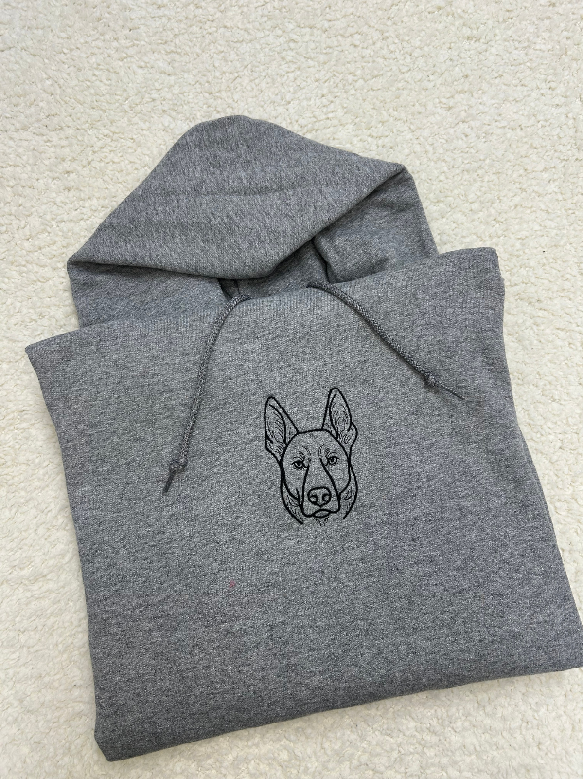 Milo Line - Embroidery Minimal Line Art Pet Hoodie